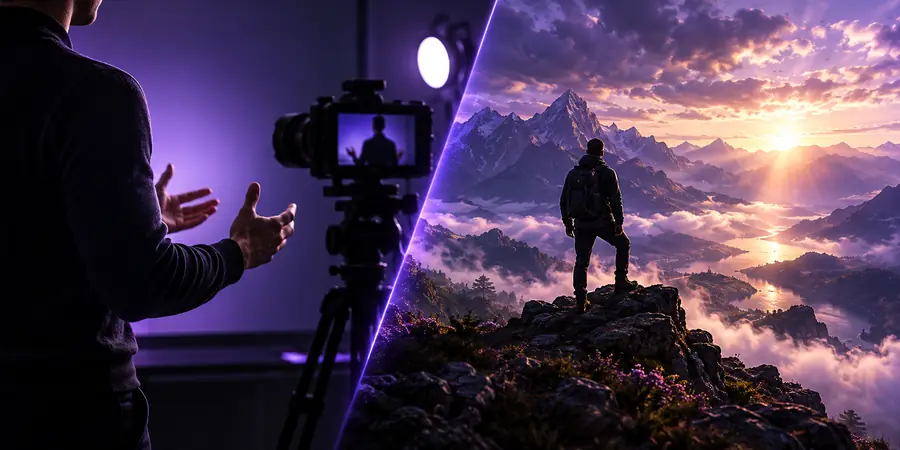 Alternative AI video workflow prepared from the same comparison brief