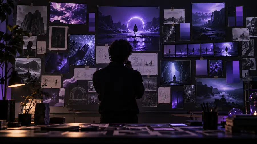 Initial creative direction for an AI video concept